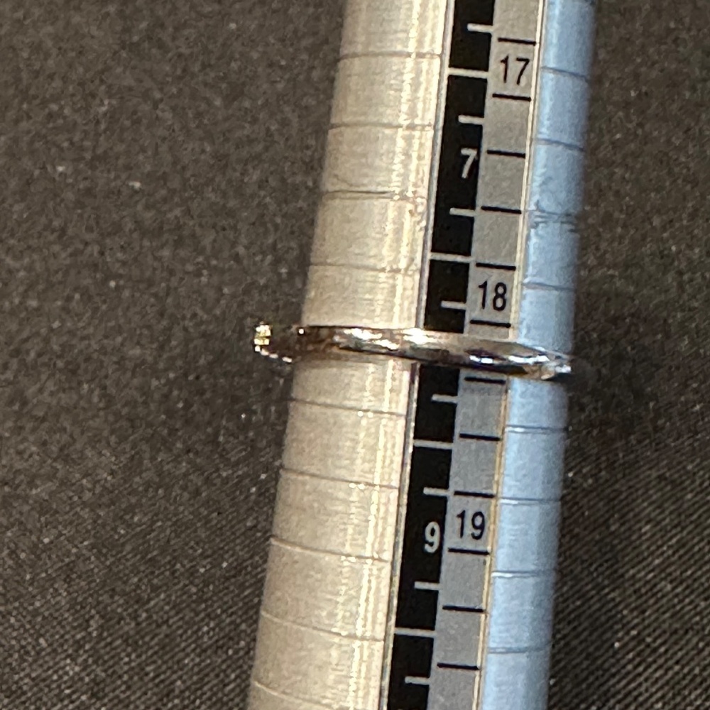 Lab Created Ruby Heart Silver Ring - image 7